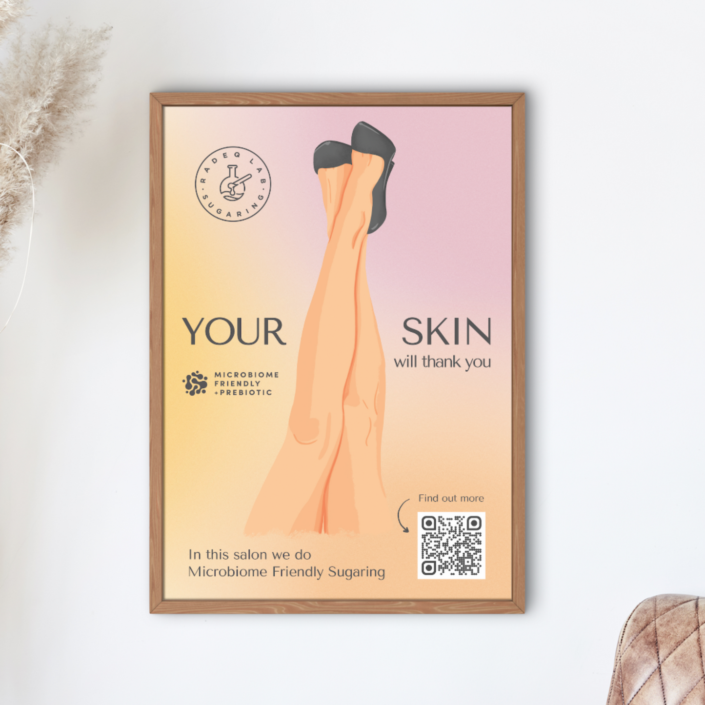 Poster - Je huid zal je dankbaar zijn