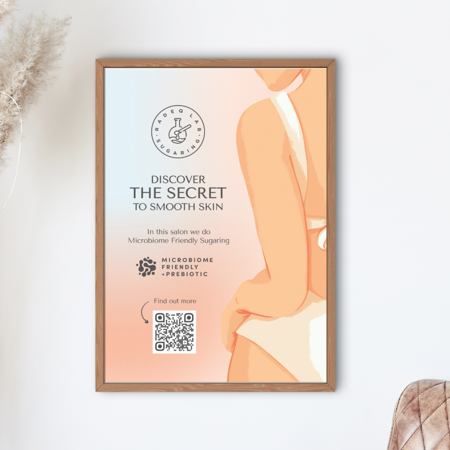 Poster - Ontdek het geheim van een gladde huid