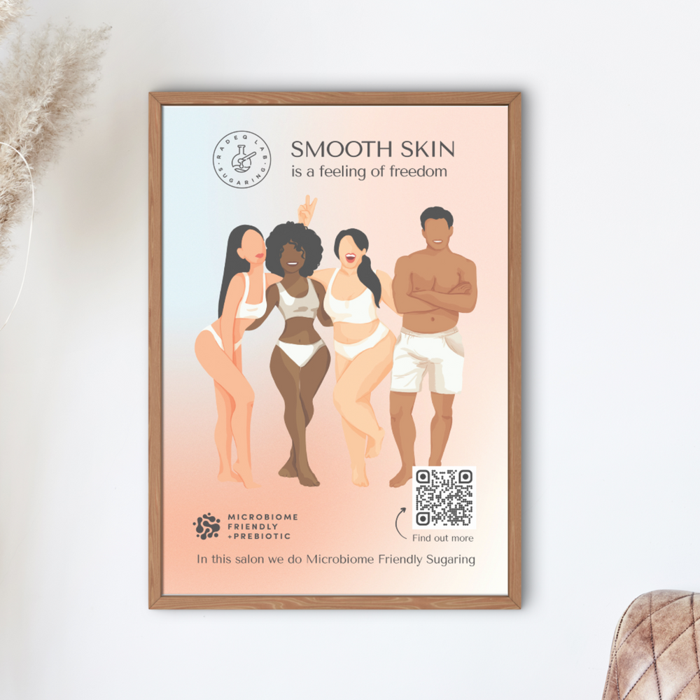 Poster - Smooth skin is a feeling of freedom